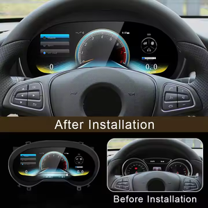 12.<span class=keywords><strong>3</strong></span> pouces voiture LCD tableau de bord cluster numérique jauge d'huile système Linux pour Benz GLA CLA a classe LHD & RHD compteur de vitesse de voiture - Product Image 6