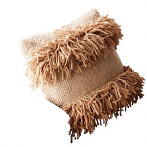 Luxury Bohemian Wool Cushion <b>Cover</b> Handwoven Beautiful Home Decor Design by ITHL Indoor Outdoor Vintage Pattern <b>Throw</b> Pillow - Product Image 1