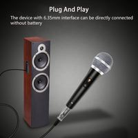 Microphone dynamique portable professionnel Xtuga XMB-104 pour chant en extérieur, filaire XLR, pour karaoké à domicile, avec suppression du bruit, en plastique