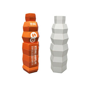 Atrayendo creatividad personalizada Cartón corrugado Pantalla emergente Llamativa Herramienta de promoción de marketing fuera de línea Exhibición de botellas - Product Image 2