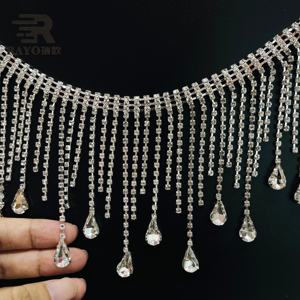 Top une coupe de strass de qualité sur 100 belles couleurs en stock pour la fabrication de bijoux et les colliers de mode - Product Image 1