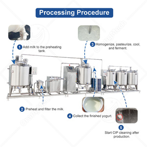 Macchina Omogeneizzatrice e Pastorizzatrice per <span class=keywords><strong>Latte</strong></span> ORME da 500 Litri, Linea Completa per la Produzione <span class=keywords><strong>di</strong></span> Yogurt su Piccola Scala - Product Image 3
