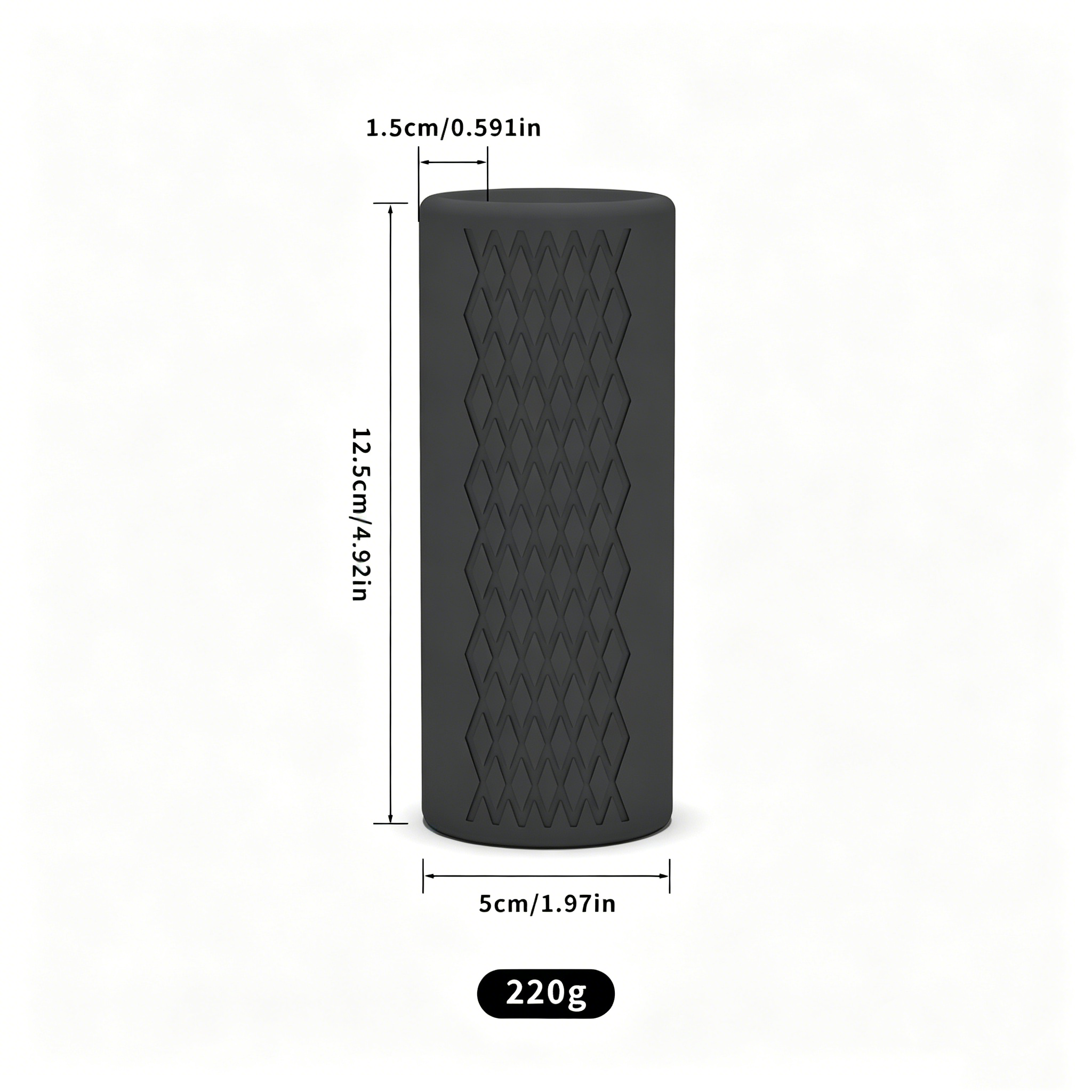 black - 12.5cm