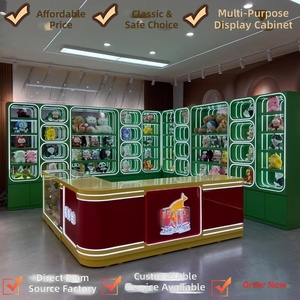 Vetrina Espositiva Futuristica Eco-Sostenibile con Luci LED per Premi Arcade, Personalizzabile per Giocattoli di Peluche e Regali, Ideale per Sale Giochi - Product Image 1