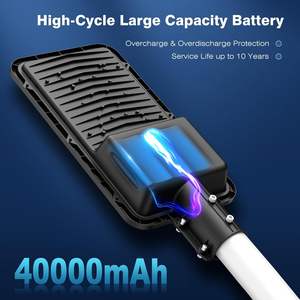 Lámpara Solar LED para Exteriores, IP65, para Jardín, Patio, Entrada, Puerta, Iluminación de Fábrica y Construcción de Carreteras, Venta al Por Mayor - Product Image 3