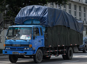 Bâche en PVC robuste 1000D de TianJin, tissu imperméable <span class=keywords><strong>enduit</strong></span> de PVC, rouleau de bâche pour couverture de camion - Product Image 3