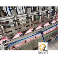 Machine de remplissage de liquides MTW automatique |   Remplisseur de bouteilles de détergent pour liquide de refroidissement antigel à base de glycol