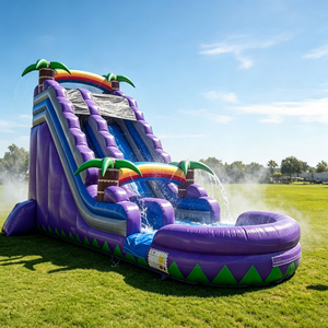 <span class=keywords><strong>Castillo</strong></span> Inflable con Tobogán de Agua, Piscina Infantil, Parque de Diversiones al Aire Libre, Diversión para Jardín de Infancia, Fiesta de Verano - Product Image 4
