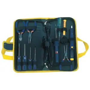 Workpro — kit d'outils de bricolage, sac en toile pour usage domestique, 13 pièces