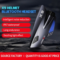 Nouveau casque de moto étanche 100% avec casque ANR HiFi musique et radio FM casque de moto interphone pour l'équitation