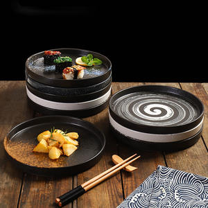 Piatto Piano in Ceramica di Design Giapponese da 8 Pollici per Piatti Occidentali, <span class=keywords><strong>Pizza</strong></span> e Pasta, Stoviglie per Hotel e Ristoranti - Product Image 6