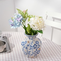 Anna Hortensia Simulatie Zachte Bloem Eettafel Huis & Hotel Decoratie Kunststof Zijde Kunstbloemen Model XYCA3601