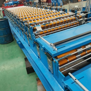 2021 neues Design Südafrika IBR Aluminium blech Doppels chicht walzform maschine - Product Image 4