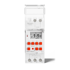 Tm919sb 30A tuần thứ hai khoảng thời gian hẹn giờ, 1S chính xác, 28 ON/<span class=keywords><strong>OFF</strong></span>, <span class=keywords><strong>5</strong></span>/12/24VDC hoặc 110/230VAC, 50/60Hz nút màu đỏ DIN đường sắt - Product Image 5