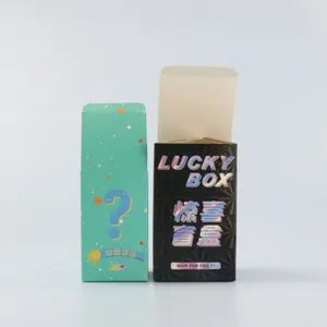 Scatole di barattoli di miele di carta quadrata di lusso personalizzate scatola di candele regalo per festa di compleanno con Logo