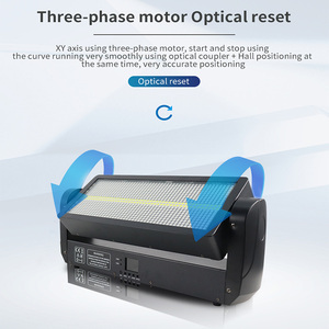 Equipo de escenario profesional 12 + 12 estroboscópico cabeza móvil lavado de pared iluminación de escenario Led efecto Flash para Dj Disco fiesta evento boda - Product Image 4
