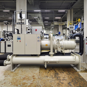 Công nghiệp 100 tấn không khí mát mẻ Máy làm lạnh 50kw làm mát bằng không khí Máy làm lạnh điều hòa không khí - Product Image 2