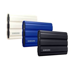SSD แบบพกพา รุ่น T7 Shield ความจุ 1TB 2TB 4TB ฮาร์ดดิสก์ความเร็วสูงแบบโซลิดสเตท ใช้งานได้กับแล็ปท็อปและพีซี - Product Image 1