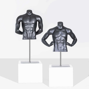 Mannequin de <span class=keywords><strong>Torse</strong></span> Sportif Masculin, Demi-Corps <span class=keywords><strong>Musclé</strong></span> avec Bras pour Présentation de Vêtements de Sport, Yoga et Magasins de Vêtements - Product Image 3