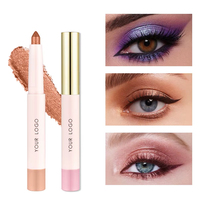 Fard à paupières liquide minéral de haute qualité, maquillage végétalien, haute pigmentation, lumineux, usage quotidien