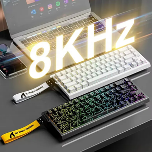 Bàn phím cơ học có dây Attack Shark X68 HE, switch từ tính, tốc độ phản hồi 0.01mm, tốc độ lấy mẫu 8K, đèn RGB - Product Image 4