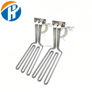 Calentador Eléctrico de Tubo Plano Cuadrado, Elemento Calefactor Tubular para Freidoras, para Restaurantes de Comida Rápida - Product Image 3