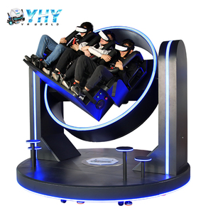 Simulateur <span class=keywords><strong>VR360</strong></span> pour 3 Personnes en Gros d'Usine, Machine de Jeu Immersive 9D, Appareil de Divertissement Personnalisé pour Parc d'Attractions VR - Product Image 1
