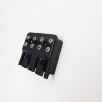 Kit de pont de basse professionnel en métal sans tête à 4 cordes avec système de verrouillage des cordes pour remplacement de basse et accessoires de guitare