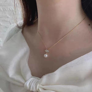 Colgante de Nube Vacía de Plata S925 para Mujer, Accesorio para DIY con Perlas, Collar de Moda con Cuentas Redondas de 8-12 mm, 30686 - Product Image 4