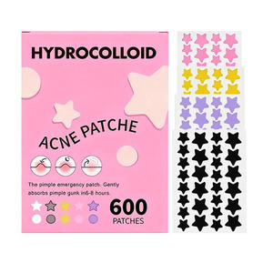 <span class=keywords><strong>Patch</strong></span> anti-acné hydrocolloïde en forme d'étoile coloré personnalisé, absorbant le pus, à l'acide salicylique, pour le traitement des boutons du <span class=keywords><strong>visage</strong></span> - Product Image 1