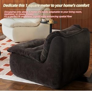 Fauteuil de jeu ergonomique populaire en forme de pouf, confortable et compressible, canapé-lit carré pour villa, maison, zone de repos et de divertissement - Product Image 6