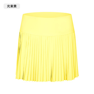 Rok Tenis Olahraga Wanita High-Waisted Anti Tembus Pandang Lipit untuk Fitness Yoga Outdoor - Product Image 6
