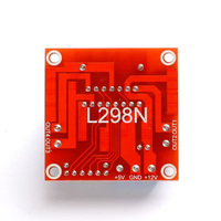 Module de commande de moteur L298N 25W 5V à double pont en H pour moteur pas à pas DC, idéal pour robot et voiture intelligente