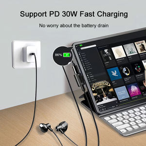 Nouvel adaptateur convertisseur audio USB-C vers <span class=keywords><strong>jack</strong></span> 3,5 mm (AUX) avec <span class=keywords><strong>chargeur</strong></span> rapide 30W pour Samsung, <span class=keywords><strong>iPhone</strong></span> 17, 16, 15, Xiaomi - Product Image 5