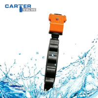 Vanne papillon ANSI à triple offset en acier au carbone WCB, à siège métallique, avec bride RF, électrique, antidéflagrante, pour vapeur haute température, API 609, OEM