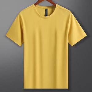Kaos Polos Kerah Bulat Custom Logo Grosir, Bahan Spandex Polyester, Cepat Kering, Bernapas, Seragam Latihan Tim, Dukungan Pesanan Massal - Product Image 2