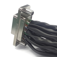 Connecteur Électrique Micro Rectangulaire HJ30J-55TJL en Aluminium et Acier Inoxydable, Étanche de Grade Militaire, Haute Densité, Type à Sertir, IP67