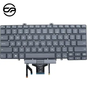 Multiple Language Keyboard for Dell Latitude 5400 5401 5411 3400 7400 7410 laptop Keyboard Backlit 3J9FC