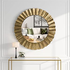 Miroir mural décoratif de luxe avec verre poli et design moderne, parfait pour améliorer l'espace dans les maisons, les bureaux et les hôtels - Product Image 1