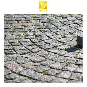 Carreaux d'allée de <span class=keywords><strong>jardin</strong></span> gris, Cube fendu en pierre de granit, bon marché, pavé, vente en gros - Product Image 1