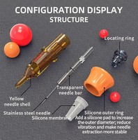 Outils d'aiguilles de perçage de tatouage d'acier inoxydable d'approvisionnement de perçage de corps