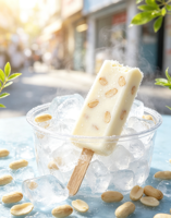 Bâtonnets de glace individuels, crème glacée aux cacahuètes et nougat, 68g, pour les chaînes de magasins de proximité, vente au détail, commande en gros