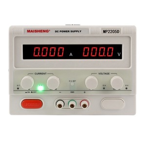 แหล่งจ่ายไฟกระแสตรง Maisheng รุ่น MP2205D 0-220V 0-10A ปรับค่าได้ พร้อมหน้าจอดิจิตอลควบคุมแรงดันและกระแสไฟฟ้า - Product Image 1