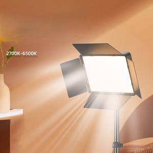 Lumière de studio portable fiable en alliage d'aluminium 150W avec température de couleur réglable pour la vidéographie - Product Image 4