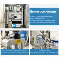 Ligne de production cosmétique automatique de haute qualité Machine de remplissage et de scellage de tubes de dentifrice pour le type de chauffage intérieur