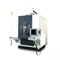 Centre d'usinage vertical 5 axes YH65IV, fraiseuse CNC haute rigidité, capacité de charge 0,6t, broche HSK-A63 pour roue à aubes, moule