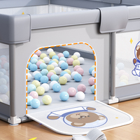 Parc de jeu pour bébé à prix réduit, pour la sécurité intérieure, avec tapis de jeu, jeux de balles océaniques et jouets, pour bébés et tout-petits