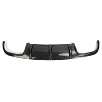 Lèvre de diffuseur de pare-chocs arrière en fibre de carbone pour Mercedes W204 pré lifting classe C C180 C200 C250 C350 2007 2008 2009 2010