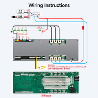Placa PCBA TDT 48V 8S 16S Inteligente con BT, WIFI, BMS 50A-300A para Sistemas de Almacenamiento de Energía Solar con Comunicación CAN RS485