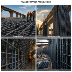 Barres d'armature en béton ASTM A706 Grade 60 6mm-40mm laminées à chaud, coupées et pliées pour la construction de bâtiments antisismiques, livraison sur site - Product Image 4